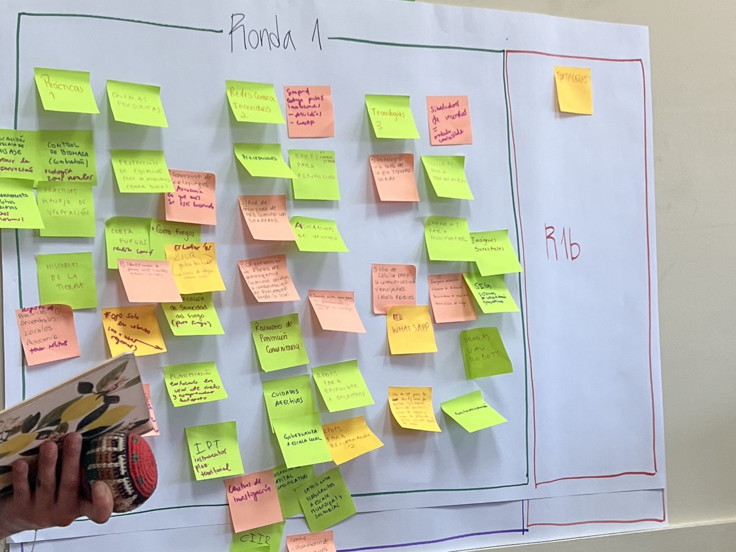Temuco Field School session on fire practices, networks, and technologies. Jennifer Gabrys, 2024.
