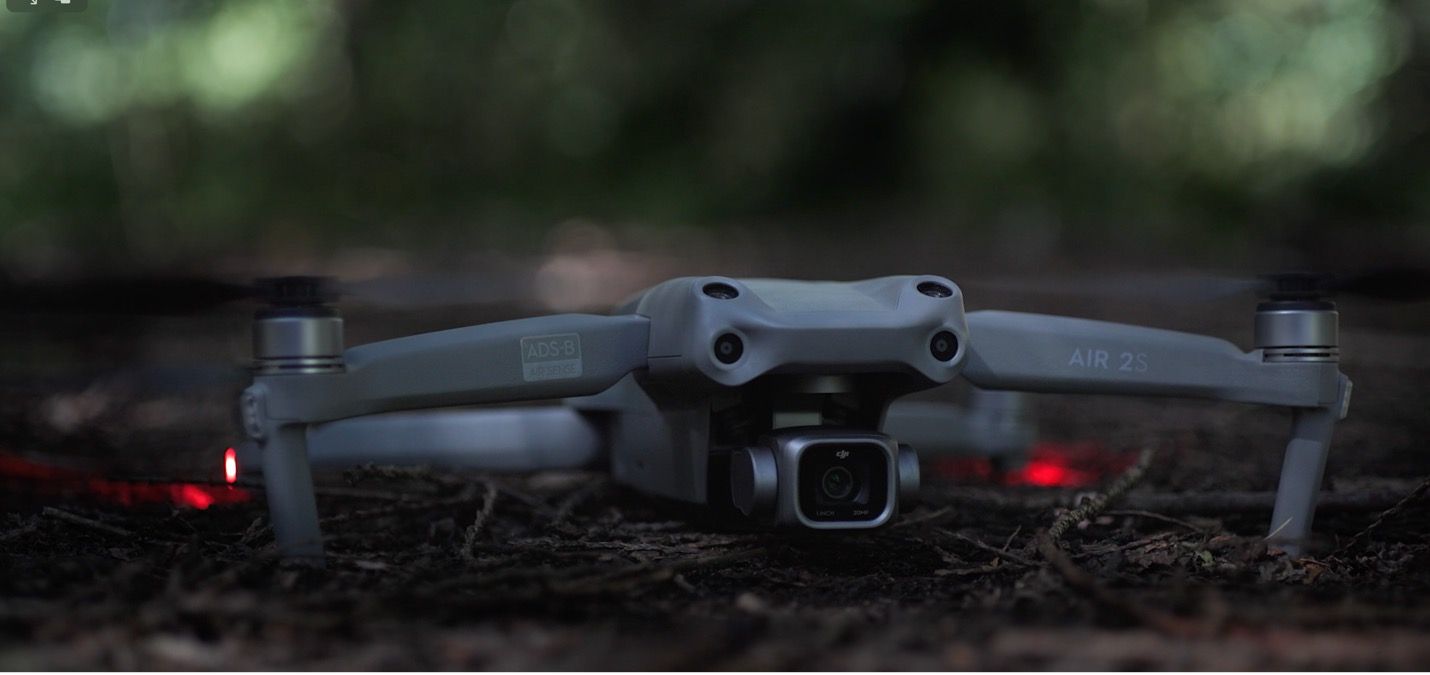 Smart Forests film showing drone use in wooded environment. Cambridge, UK. Mind the Film with Smart Forests, 2025.