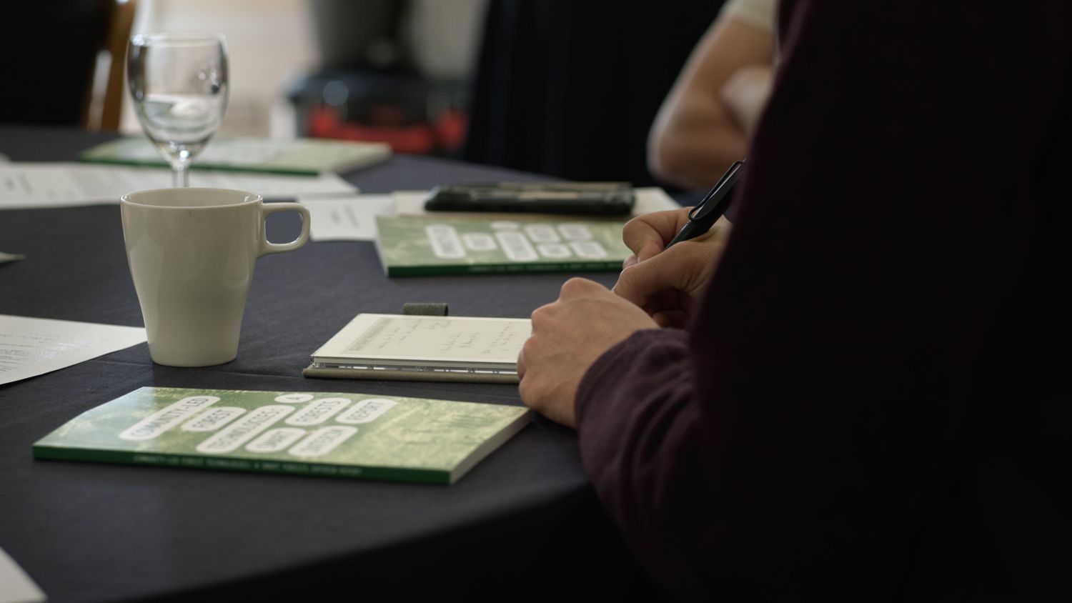 Lihat dari Teknologi Hutan Yang Dipimpin Oleh Masyarakat: Sebuah Laporan Sementara Smart Forests selama lokakarya pemangku kepentingan Smart Forests, Kew Gardens, Inggris. Mind the Film dengan Smart Forests, 2026.